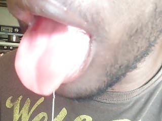 You like my spit and tongue...