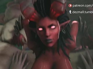 Sacrifice by Dezmall - Sex with Demon Succubus  3D CG SFM