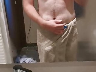 Just after the shower