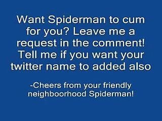 Spiderman cum tributes slutsam94