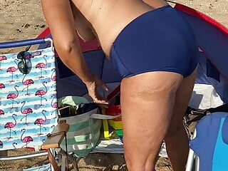 Wife at Beach