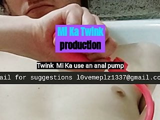 I use an anal pump