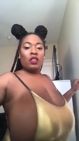 Tits huge ebony 
