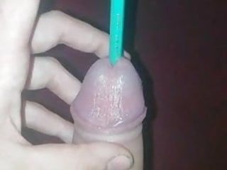 Pencil inside dick