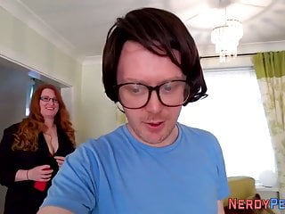 Leeds nerd sperms milf&rsquo;s mouth after sucking