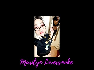 Smoking Fetish Goddess Marilyn Tease