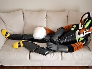 rubber fox wanking