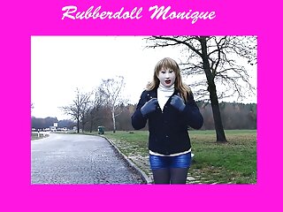 TV rubberdoll Monique - In a parking lot again