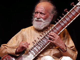 RAVI SHANKAR excitement with his hand