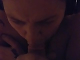 Sucking my daddys huge cock.