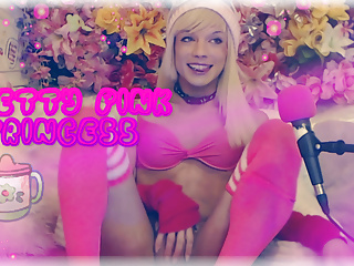 Sissy NB Princess : Plays in Pretty Pink Lingere &amp; Socks!