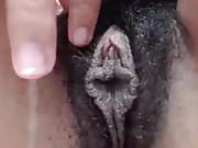 
                          An Exotic Hairy Black Lips Pussy