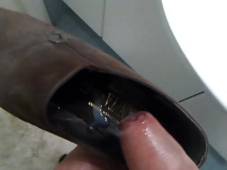 Cum in not mother-in-laws brown high heeled shoe