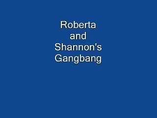 Roberta &amp; Shannon&#039;s Gangbang