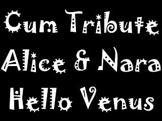 Cum Tribute Alice &amp; Nara Hello Venus