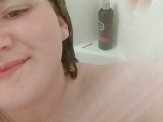 Taking a Shower, My Big Tits, My Wifes Big Tits, Boob Tit