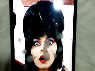 Cum tribute #1 to Elvira cosplayer