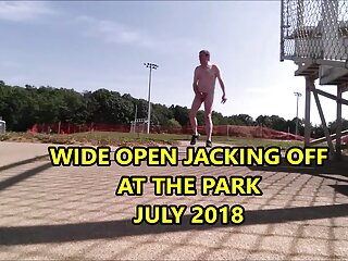 Wide open at the park july...