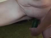 Cucumber in my pussy!!!!!!!!!!