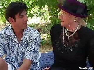 Old & Young, Mature and Young, Granny Outdoor Fuck, Young Fuck