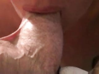 sucking balls close up