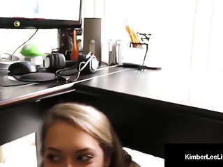 Young Hot Kimber Lee Needs A Raise So She Blows Her Boss!