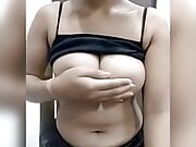 Desi Girl live show sexy boob's 