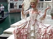 Victoria Justice in dress in Venice