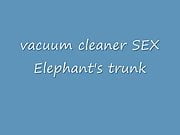vacuum cleaner sex Elephant's trunk