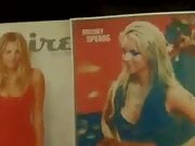 Britney Spears & Kaley Cuoco Dual Cum Tribute