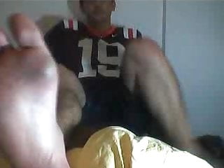 Straight Guys Feet On Webcam #284