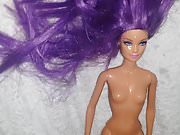 purple hair Barbie gets it again