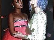Katy Perry and Rihanna Grammy 2015 Cum Tribute