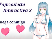 JOI gameplay, yo juego y tu te masturbas. (Spanish game).