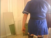 Dee dressed as a nurse pt1
