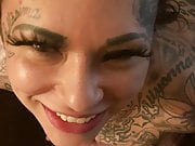 Tattooed beauty gets first massive facial