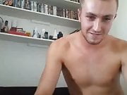 Blonde UK guy showing his cock and hairy ass