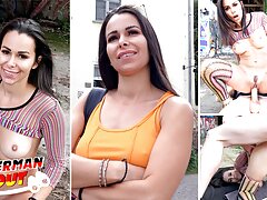 GERMAN SCOUT - PUBLIC ANAL SEX CASTING WITH JESSY JEY