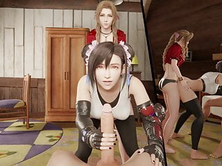 Good Times With Aerith And Tifa