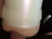 Stroking Hard Cock WIth Fleshlight