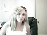 Blondes Webcam girl