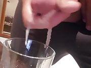 Cumming in a glass