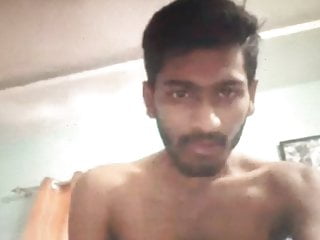 Hairy Indian boy showing dick