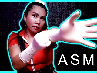 Latex Femdom, ASMR, DominaFireOfficial, German