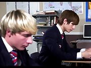 Schoolsboys have fun in detention 