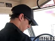 Cute emo twink pounded bareback by horny bus driver