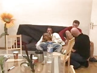 Sarah from Germany with 3 guys M22 - Bild 1