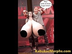 Big Boobs Celebrities Breast expansion morphs 12