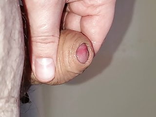 Slow Stroking Cum Covered Cock