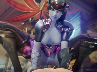 Overwatch Widowmaker Riding Dick Cowgirl Position Sound...